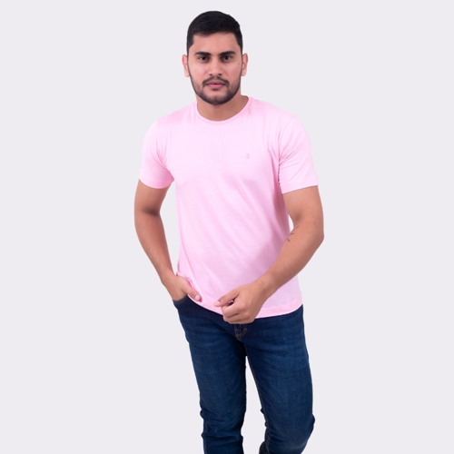 T-Shirt Homem, preta, desenho rosa branca - AudaciouZ